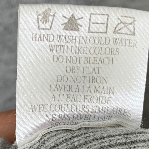 Grey Sleeveless Cowl Neck Sweater with Pockets - Picture 4 of 4